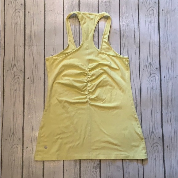 Lululemon Yellow Activewear Tank Top - Picture 2 of 4